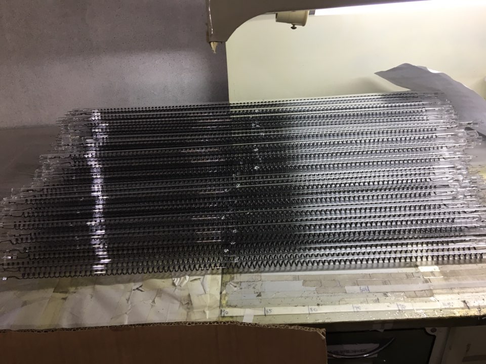 ruby nửa vàng đèn sưởi làm sạch nhiệt sợi carbon hồng ngoại để sấy giấy